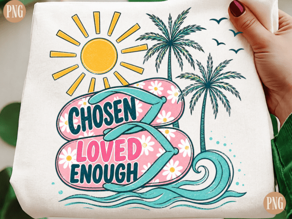 Chosen Loved Enough – Beach Graphics & T-Shirt Designs