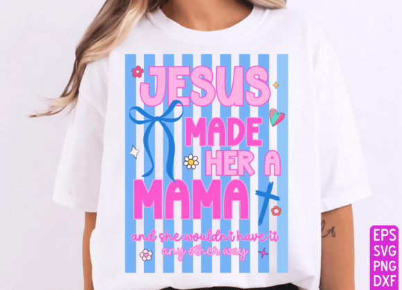 Christian Mom Mother’s Day PNG, Mama SVG Graphics Review