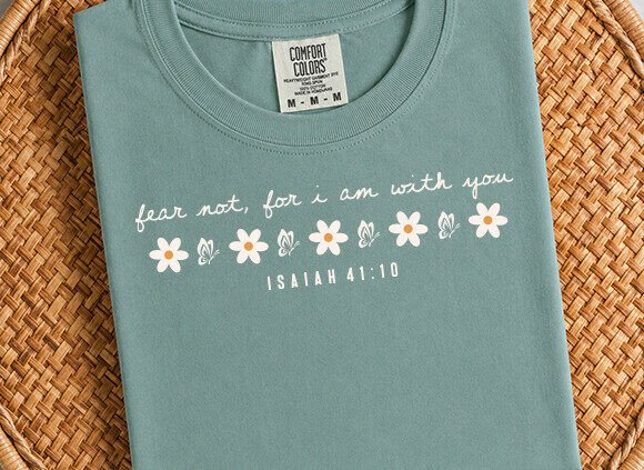 Fear Not Trendy Christian SVG PNG: T-Shirt Graphics Review