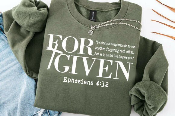 Forgiven Ephesians 4 32 TShirt Graphics and Designs