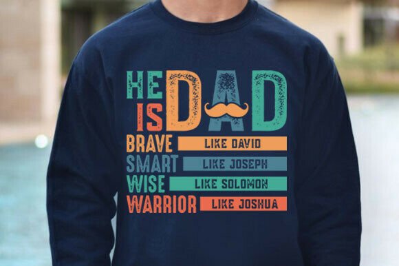 He is Dad Christian Father's Day Design Review
