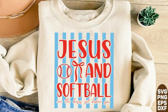 Jesus and Softball Graphics: Trendy Christian T-Shirt Designs