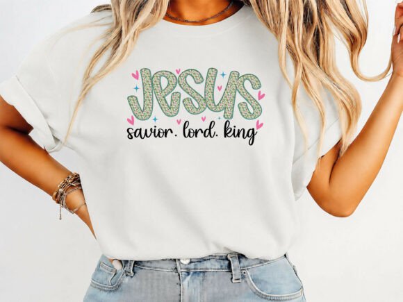 Jesus Brushstroke Graphics for T-Shirt Designs