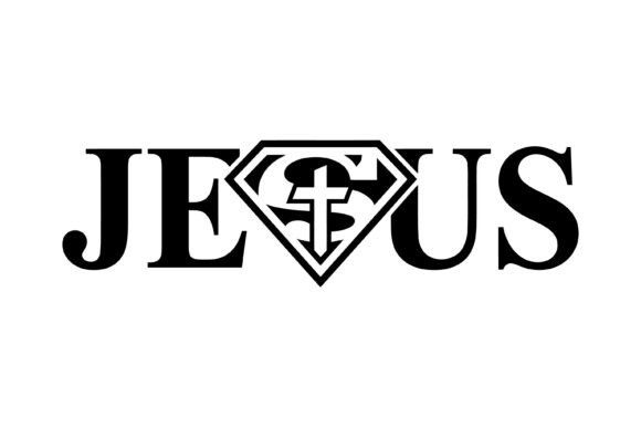 Jesus Super Faith Logo: Graphics & T-Shirt Designs