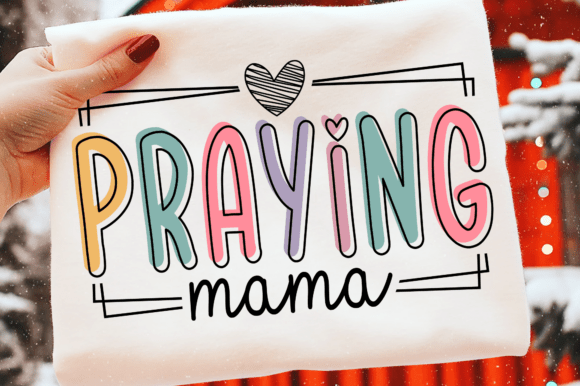 Praying Mama SVG: A Graphic Designer's Review for T-Shirt Designs